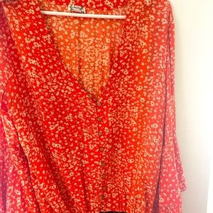 Free People body suit top